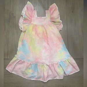 Cheeky Plum Nora Rainbow Brite Dress | Size 7Y